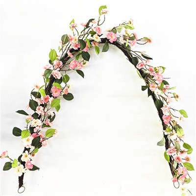 Håndverk Floral Sakura Garland OEM